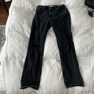 Abercrombie Black High Rise Skinny Jeans 25S
